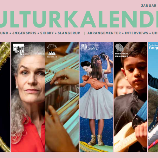 Forside af kulturkalender januar til juni 2025