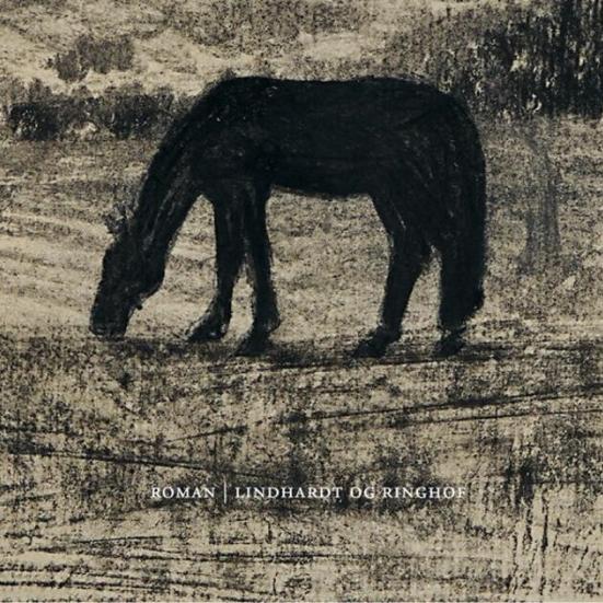 Foto af hest på forsiden af Knausgårds bog Ulvene fra evighedens skov