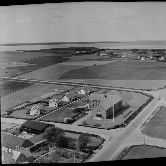 Frederikssund Nord. Foto af Det Kongelige Biblioteks Danmark set fra Luften