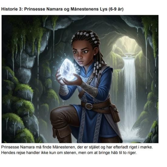 Prinsessefortællinger (Billede af Priscilla Timbiti)