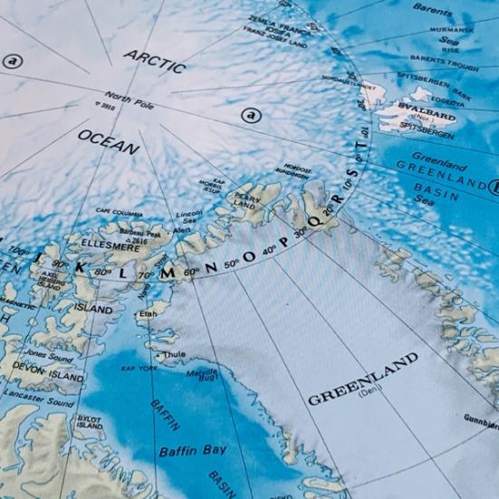 Grønland og arktis.