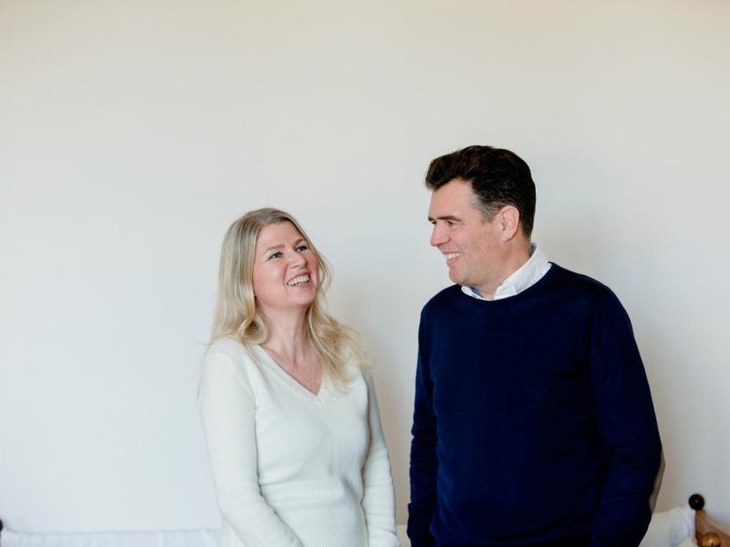 Invester dig fri. Pernille Wahlgren og Kasper Birk.