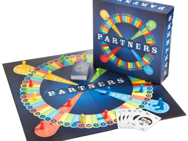 Billedet viser brætspillet partners