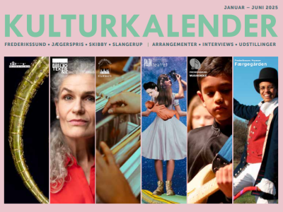Forside af kulturkalender januar til juni 2025