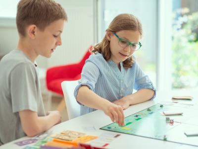 Brætspil på børnebiblioteket