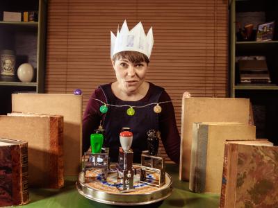 Teater håndholdt skrivebordet (Foto af Søren Meisner)