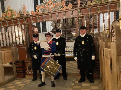 Slangerup Vægterkorps bestående af 4 mænd