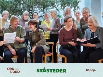 Gruppe af kvinder synger