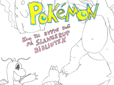 Tegnede Pokémon-figurer