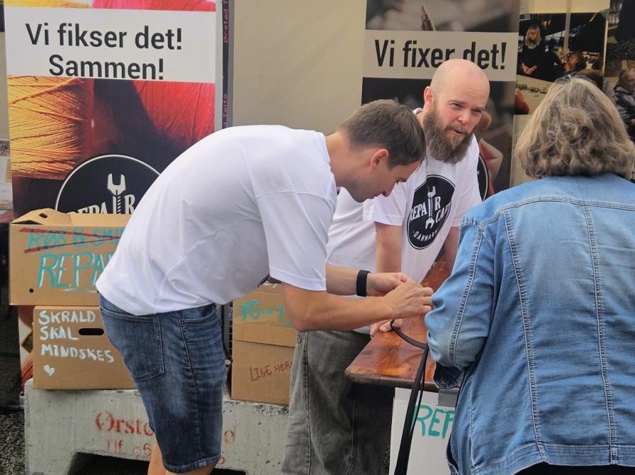 Repaircafé. Billede stillet til rådighed af Repair Cafeerne i Danmark