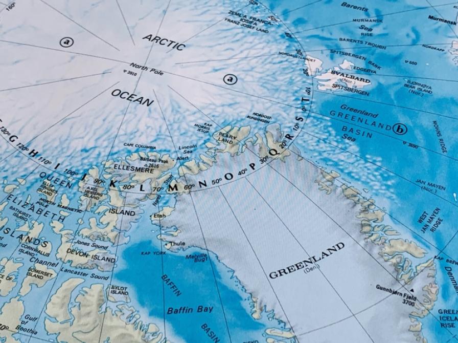 Grønland og arktis.